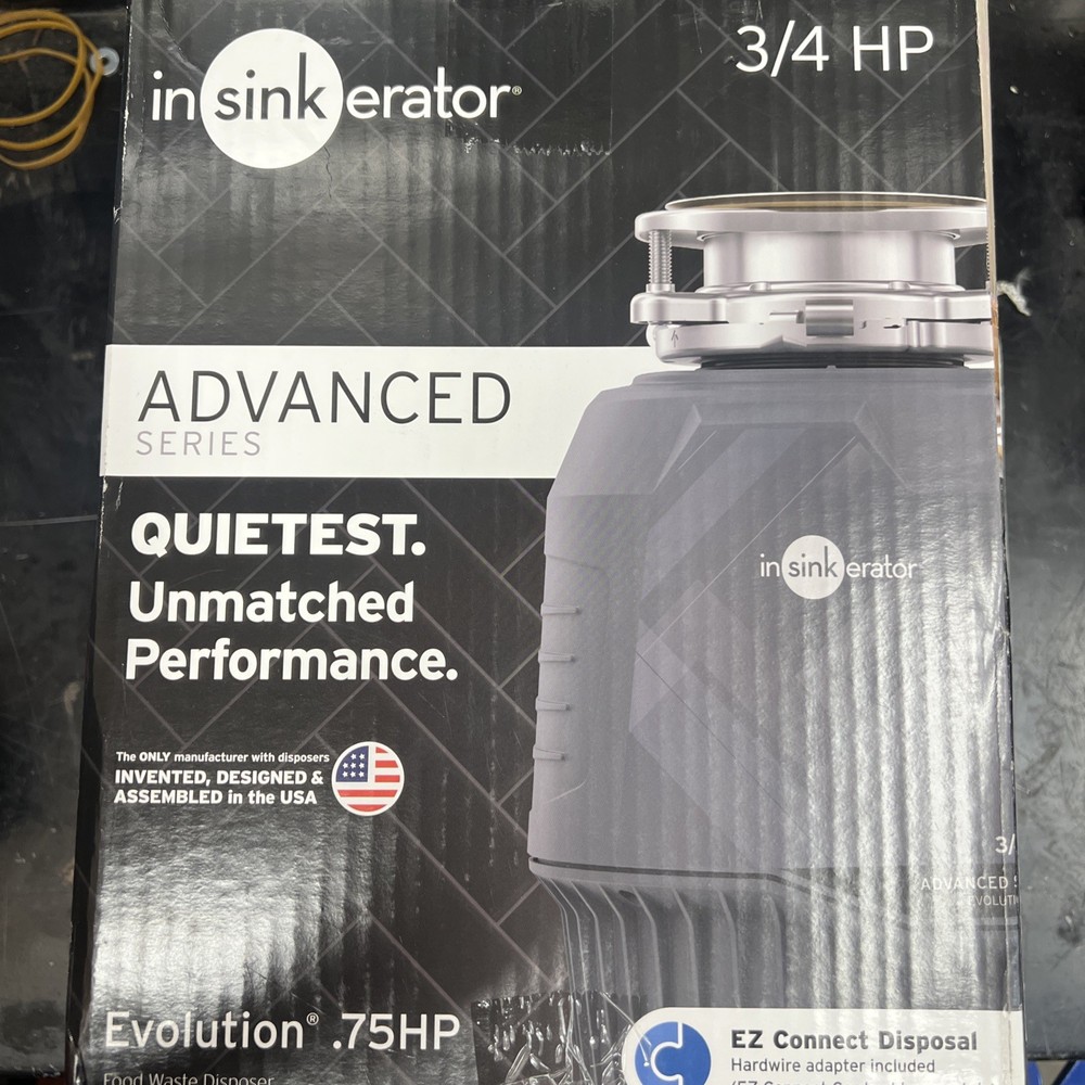 Evolution .75HP, 3/4 HP Garbage Disposal, Advanced Series EZ Connect Continuous