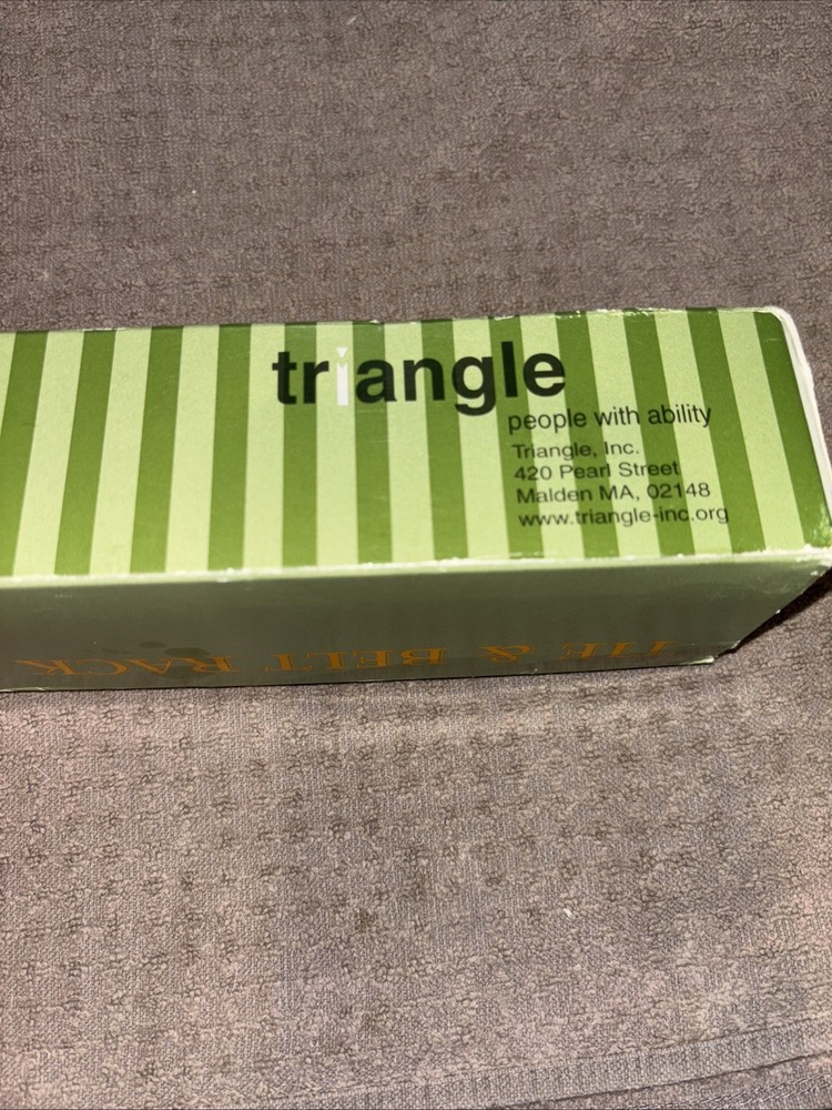 Triangle People With Ability-Tie&Belt Rack