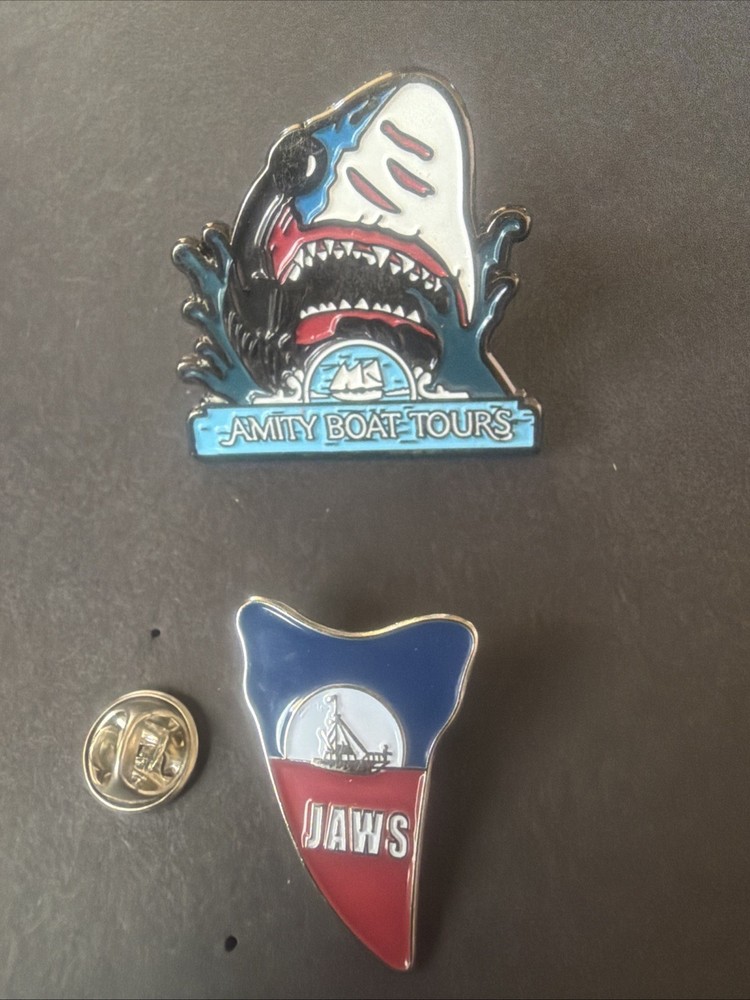 Jaws Enamel Pin Set 2 Pack
