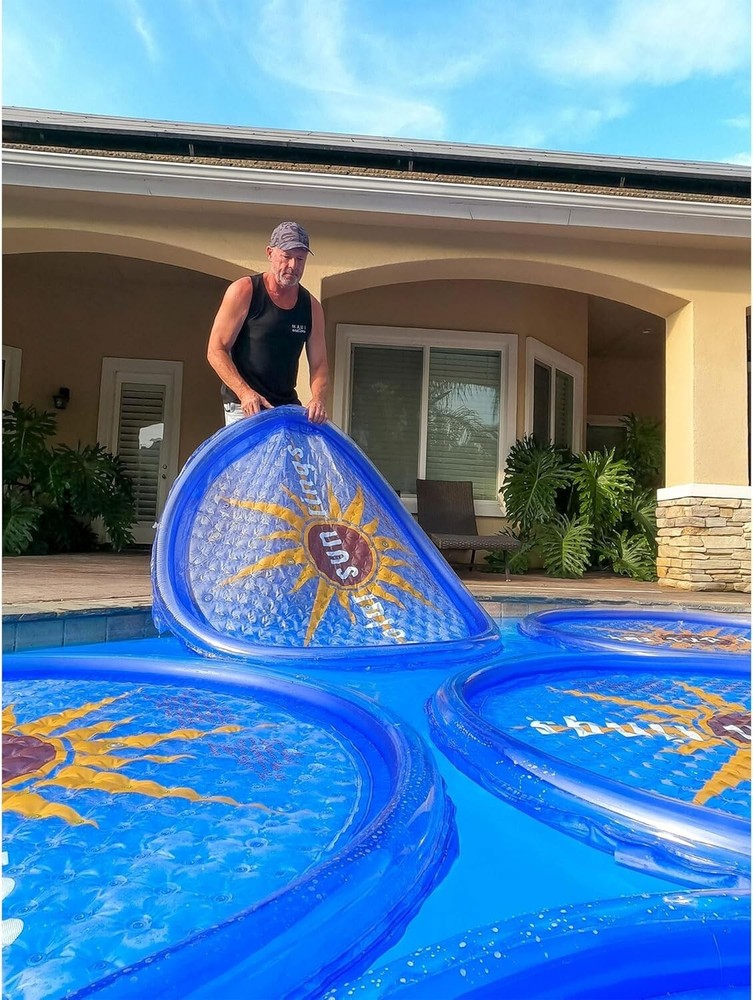 Solar Sun Ring Pool Spa Heater 21K BTU, Efficient Cover Heating System, SSR1