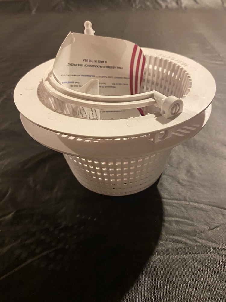 FibroPool Swimming Pool Skimmer Basket with Handle (2 Pack) Replacement Strainer