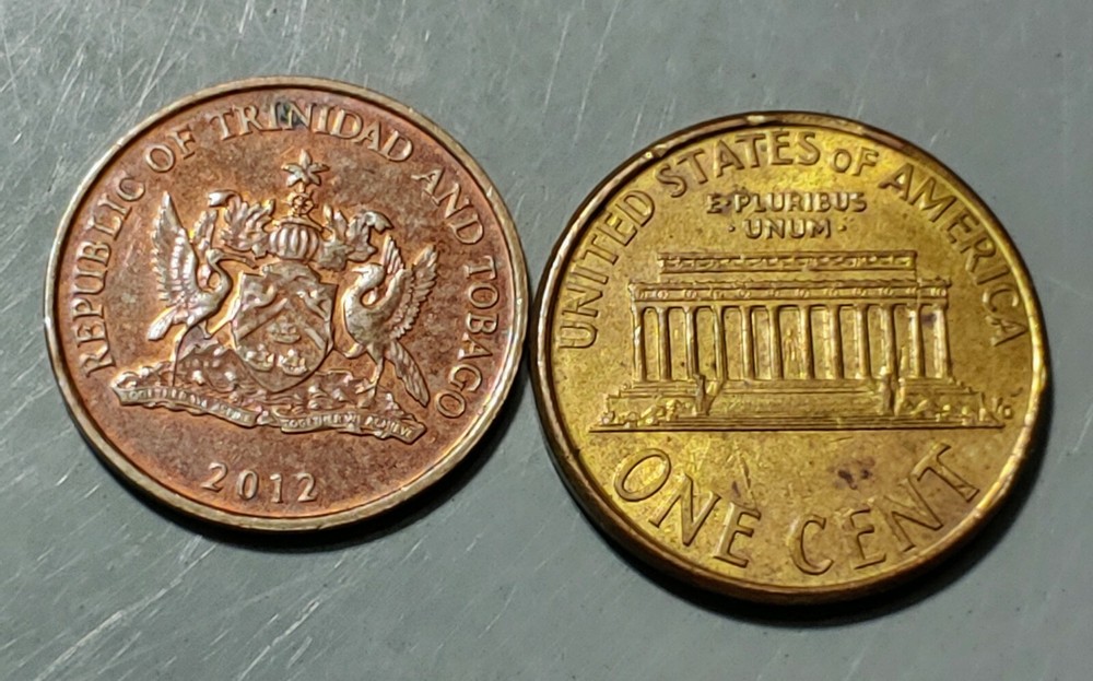 Trinidad and Tobago, 2012 1 Cent