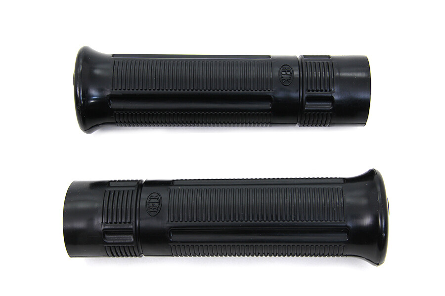 Black Beck Plastic Grip Set fits Harley Davidson