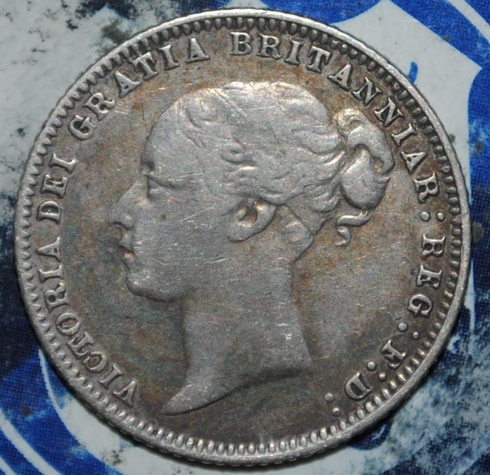 1876 Great Britain  6 Pence {{{Y588