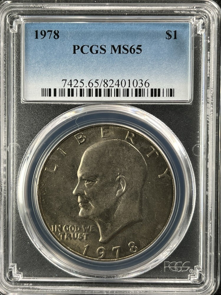 1978  $1  Eisenhower Dollar PCGS MS65   82401036