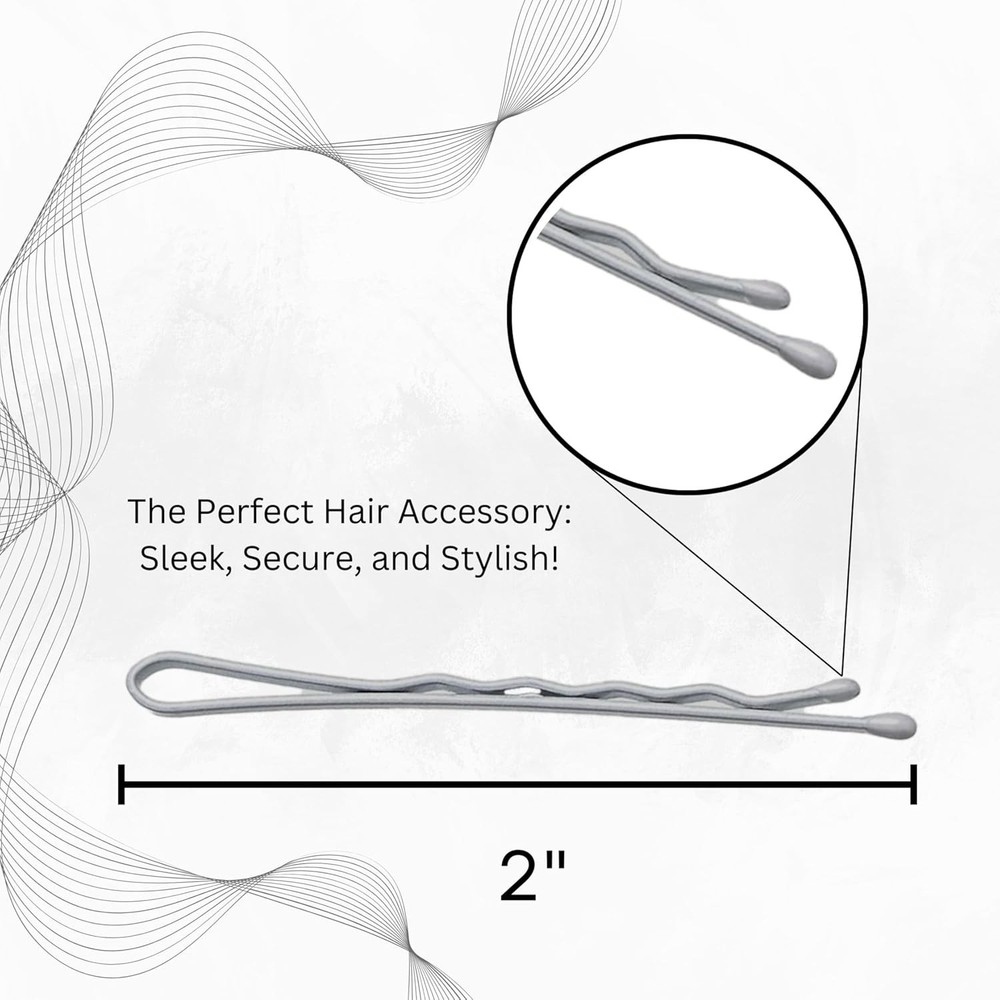 White Bobby Pins - 60 count