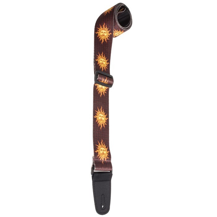 Henry Heller HSUB2-18 Black / White Star Custom Artwork Sublimation Guitar Strap