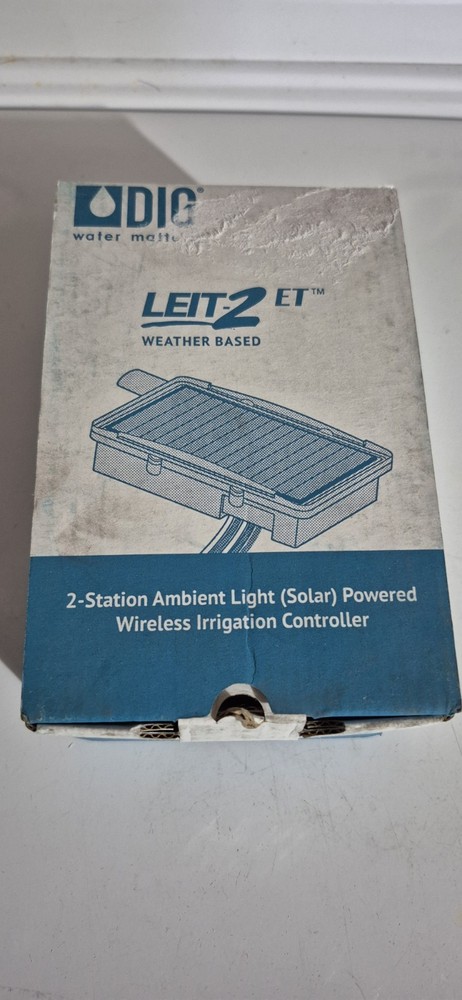 Dig Leit-2et 2 Station Solar Sprinkler Controller