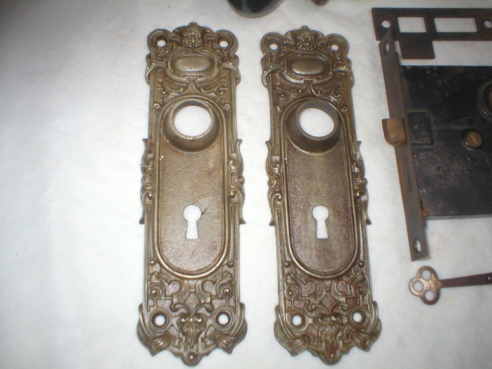 Antique Victorian Era Door Hardware