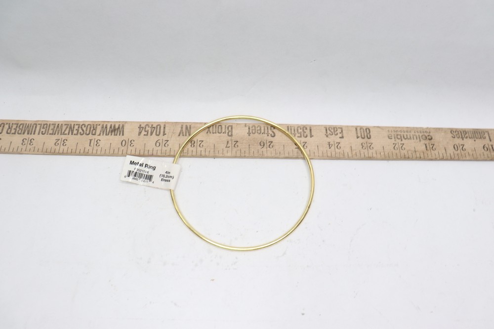 5PK John Bead Ring Metal 4" 83021586