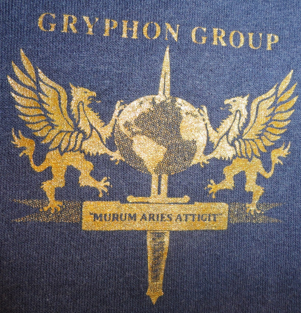 DISCONTINUED GRYPHON GROUP FORCE PROTECTION TRAINING COURSE BLUE SHIRT MEDIUM