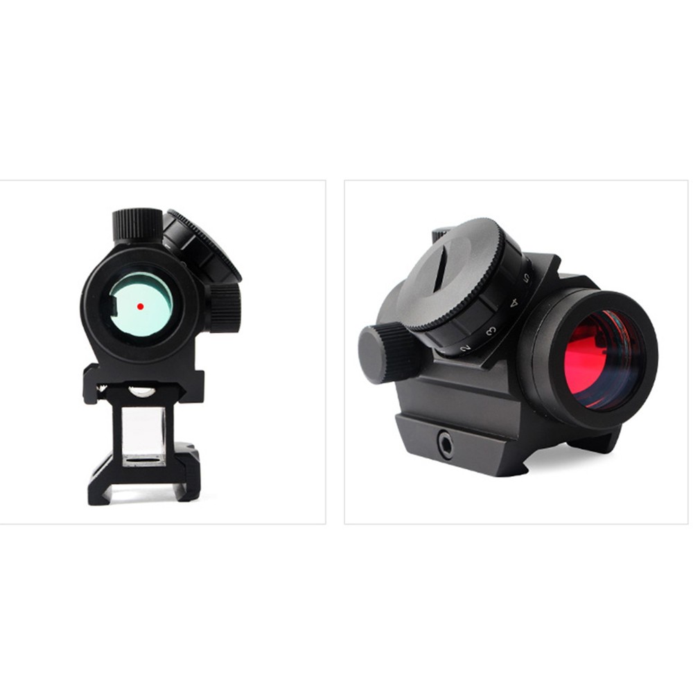 Micro Red Dot Sight Scope 3 MOA 1x25mm Reflex Sight W/ 1'' Riser 20mm Rail Mount