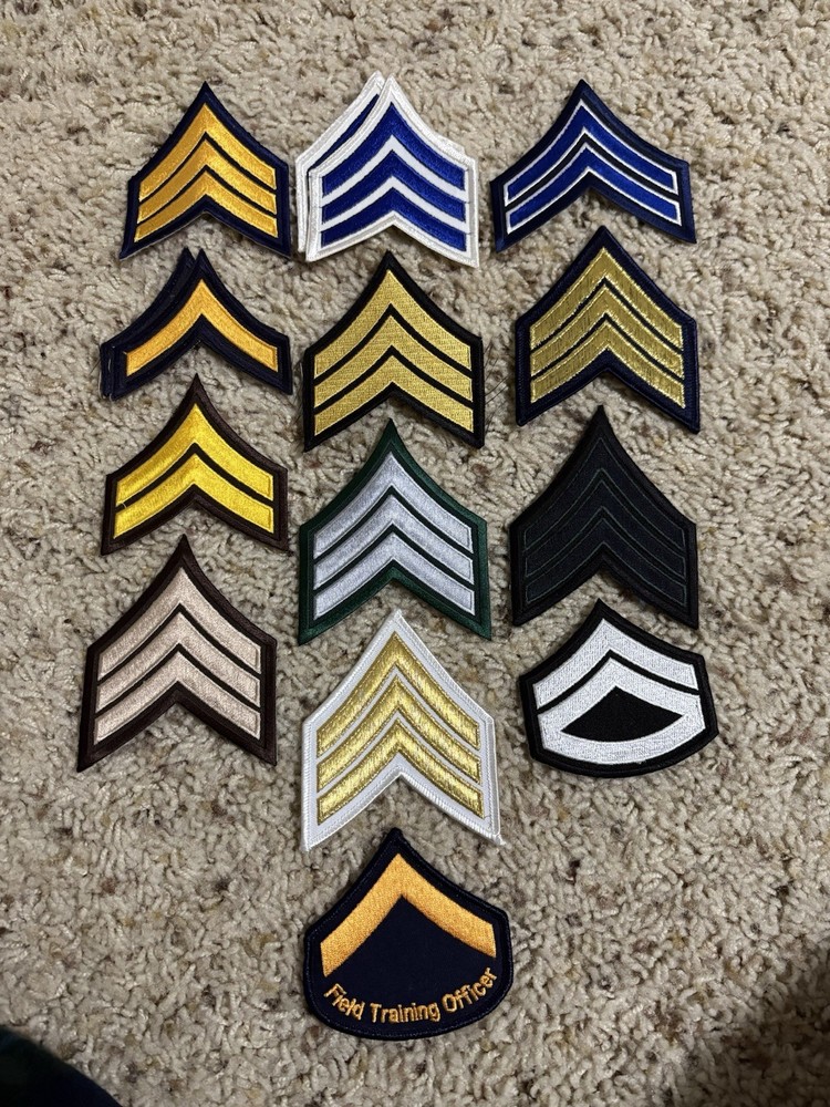 15 Police Sheriff Security shoulder Chevrons