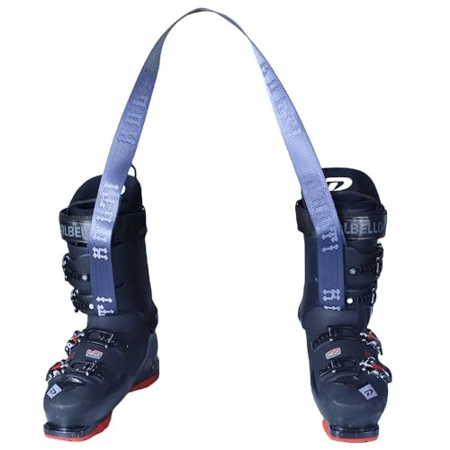 Ski Boot Carrier Strap, Snowboard Boot Shoulder Sling Tote Leash Also for Blue