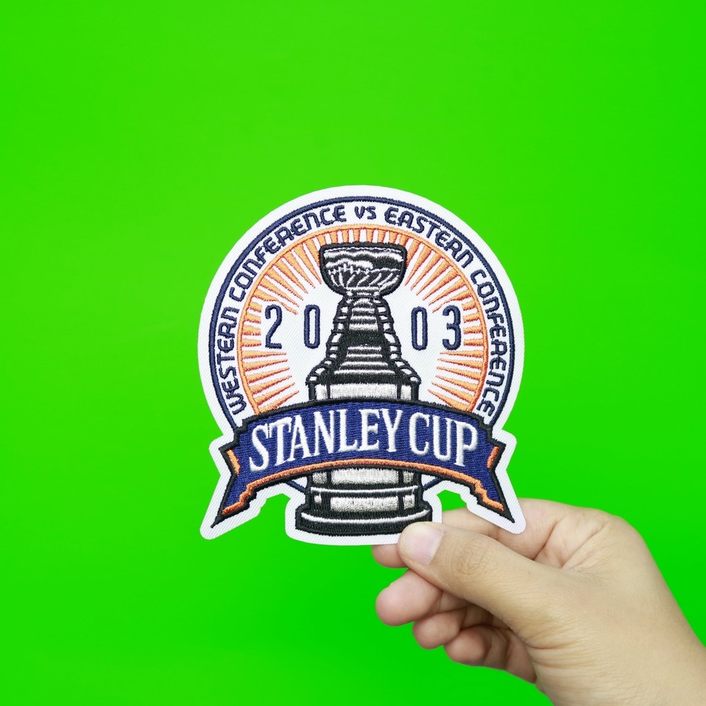 2003 NHL Stanley Cup Finals Jersey Patch New Jersey Devils Anaheim Mighty Ducks