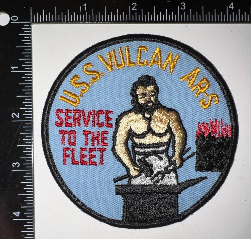 Cold War USN US Navy USS Vulcan AR-5 Patch