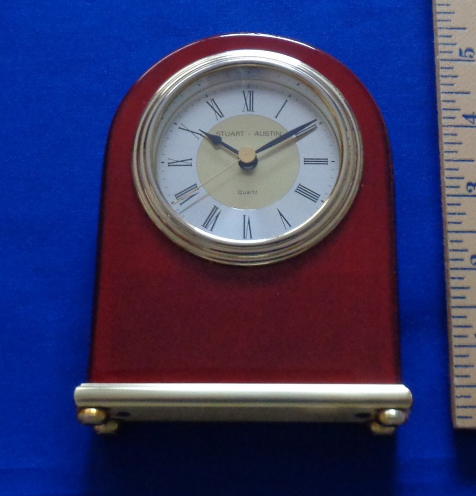 Stuart Austin quartz mantel desk clock