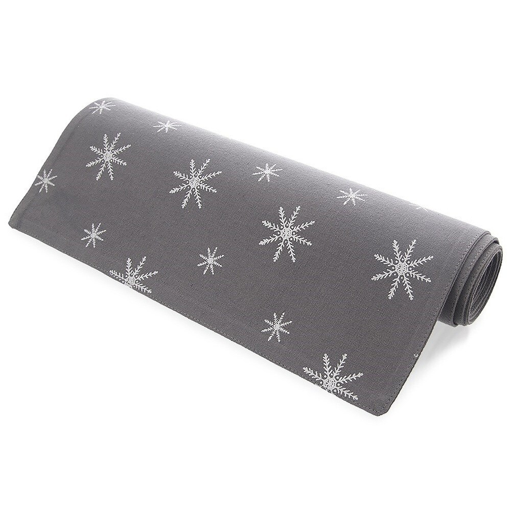 Table runner, tablecloth, tablecloth, Christmas table runner, grey,...