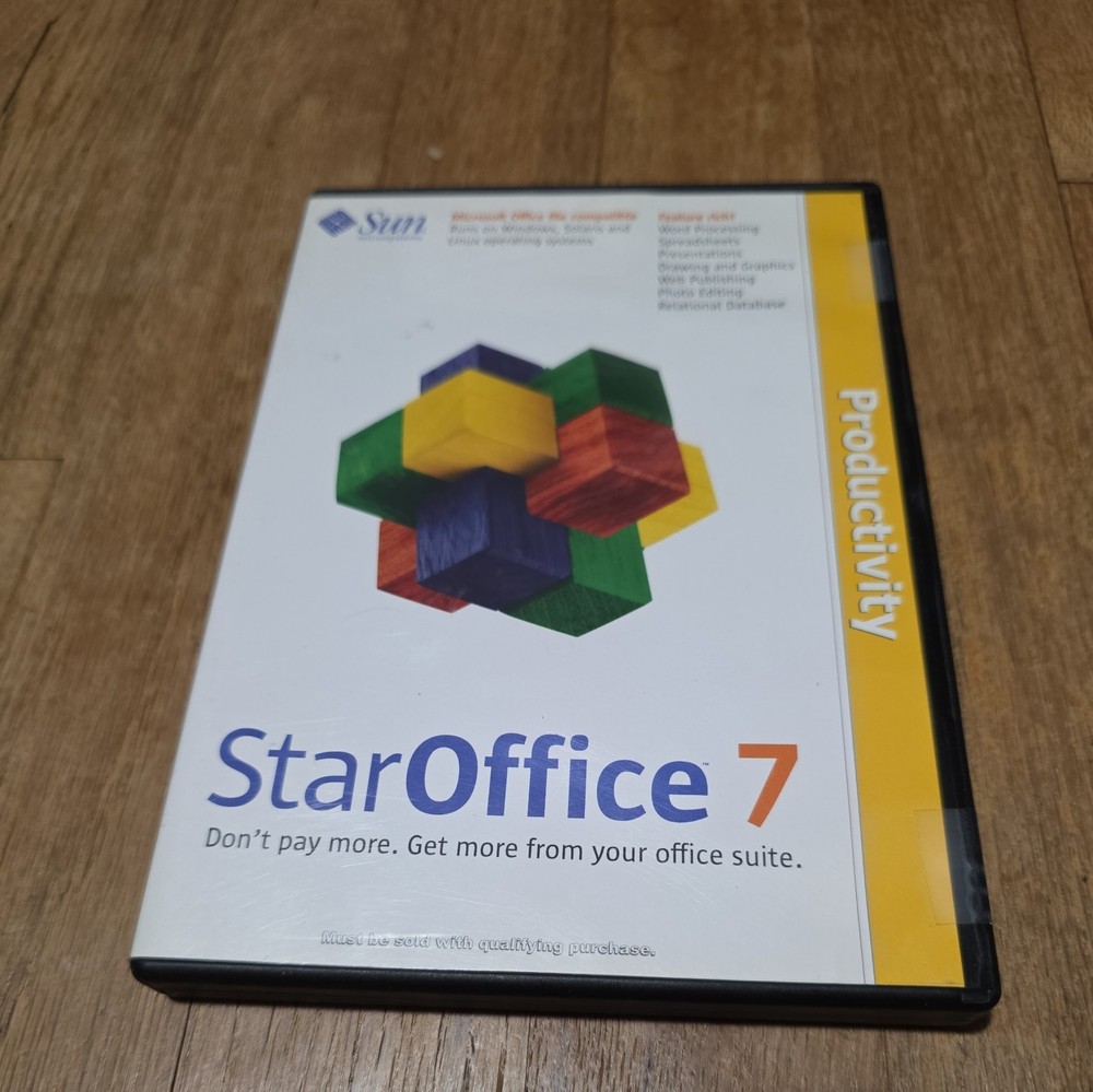 Sun Microsystems, StarOffice 7 2003 Office Suite Software