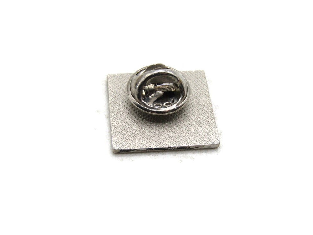 Americorps Lettered Pin Black & Silver Tone
