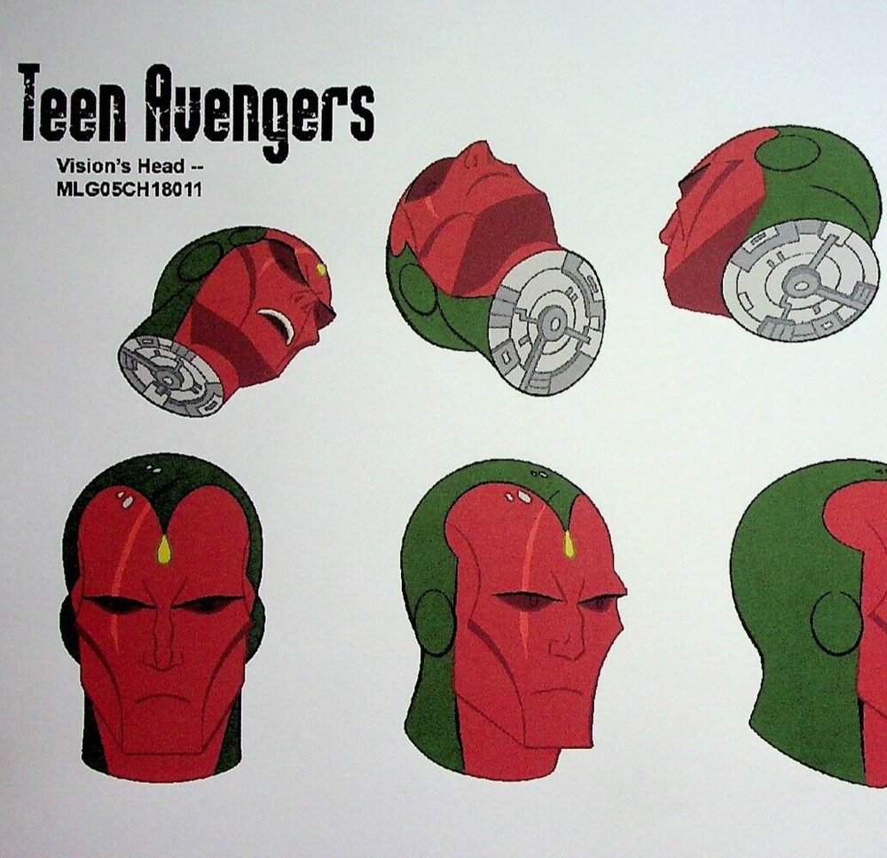 Young Avengers 2013 Production Model Cel Layout Copy Marvel Comics #HV