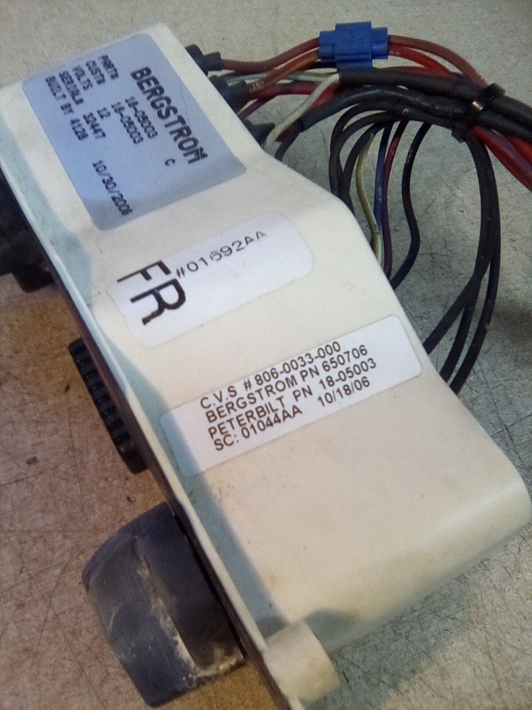 Peterbilt Bergstrom 18-05003 Temperature Control