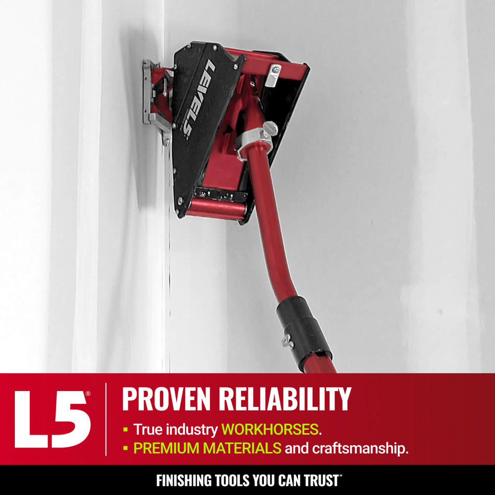 LEVEL5 Drywall Tool Set, Flat Boxes, Automatic Taper & Handles + BONUS | 4-600