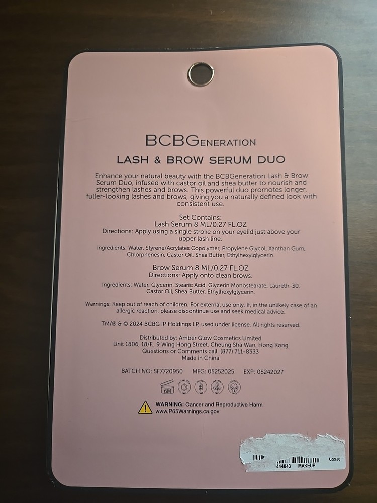 BCBGeneration Lash And Brow Serum Duo New & Sealed