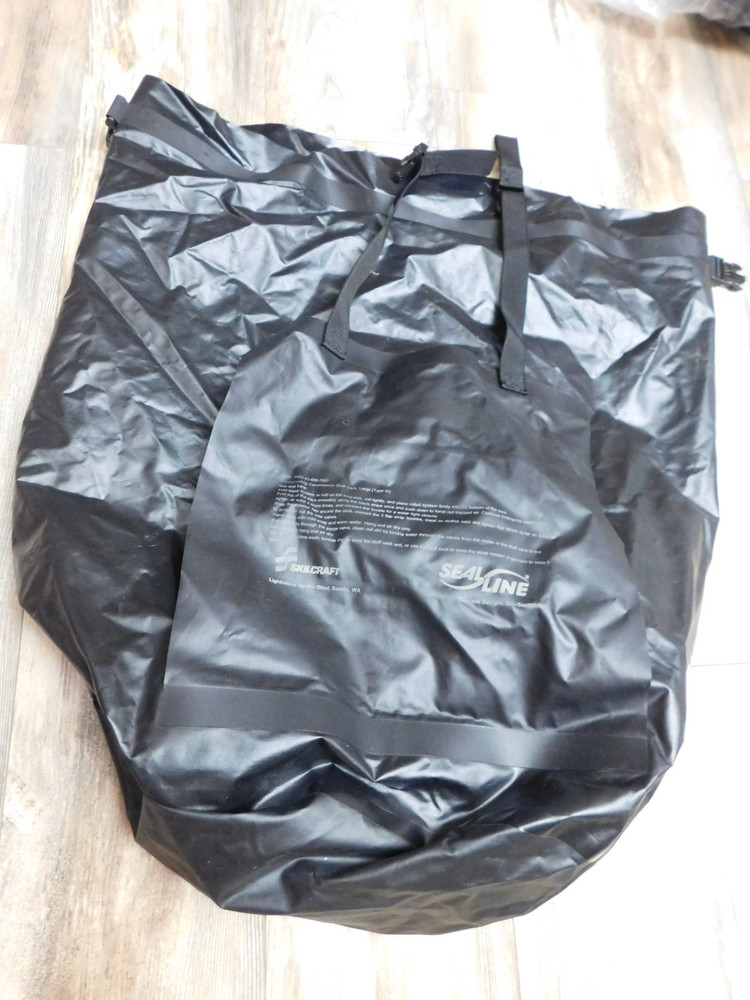 USGI SEAL LINE BLACK WATERPROOFING COMPRESSION STUFF SACK SIZE LARGE