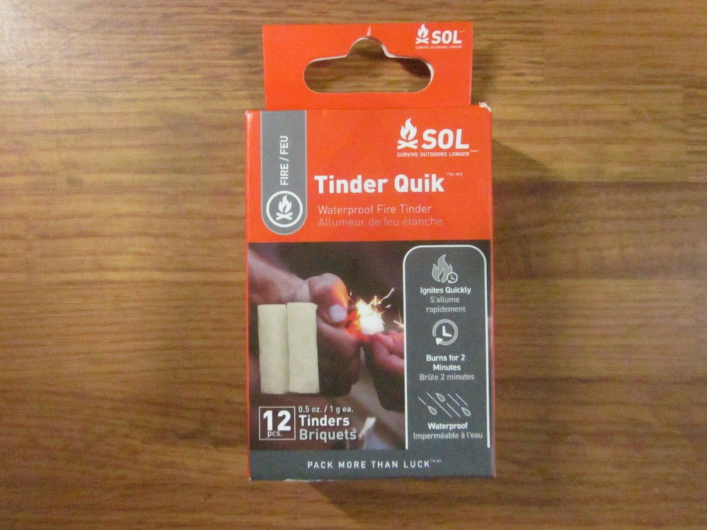 S.O.L. Survive Outdoors Longer Tinder Quick - 12 Pack
