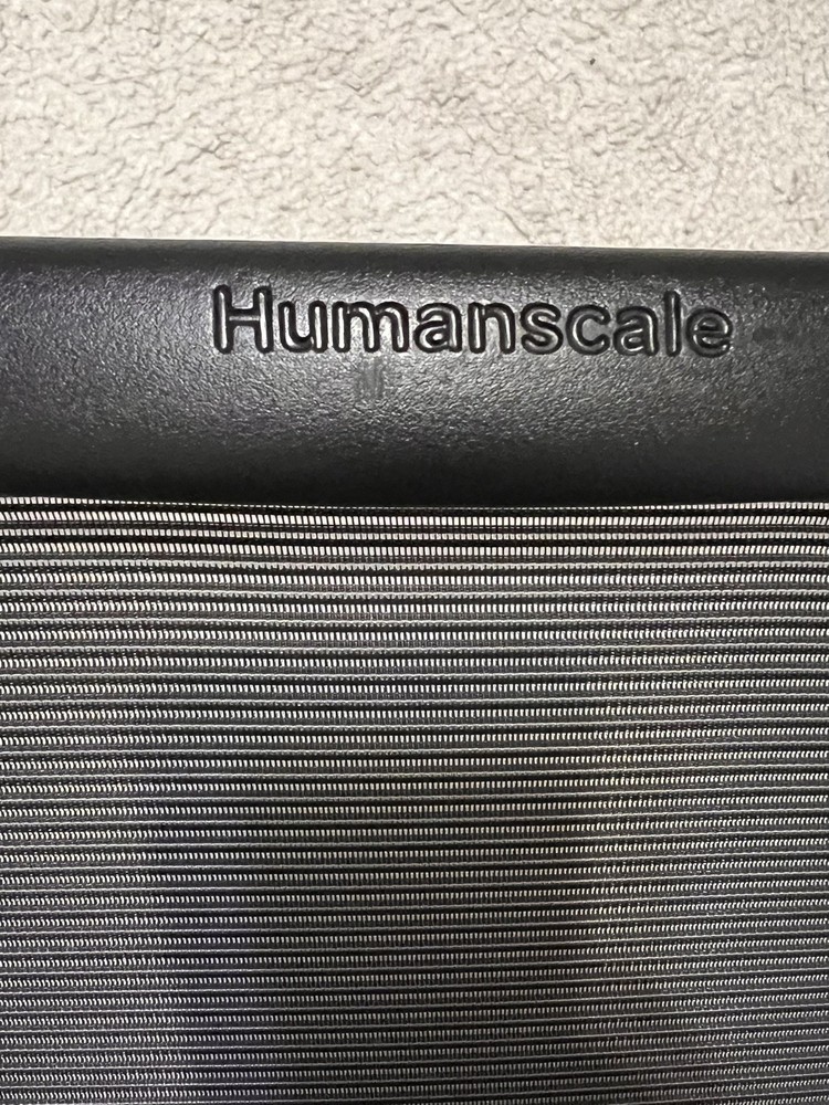 Humanscale Liberty Back Mesh OEM Replacement Black- Excellent Condition.