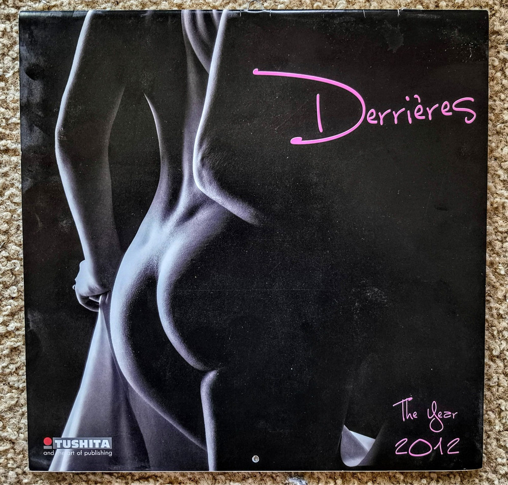 RARE 2012 DERRIERES WALL CALENDAR