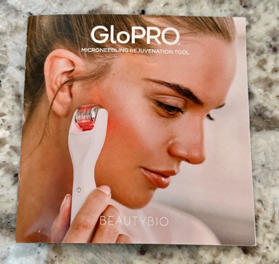 Beautybio Glowpro Microneedling Tool Including Face & Lip MicroTip Attachments
