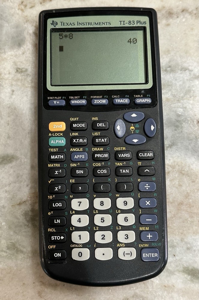 Texas Instruments TI-83 Plus Handheld Calculator