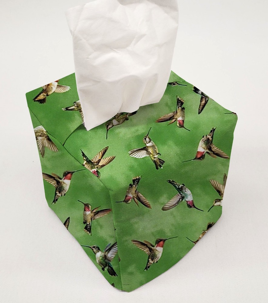 Hummingbirds Tissue Box Cover