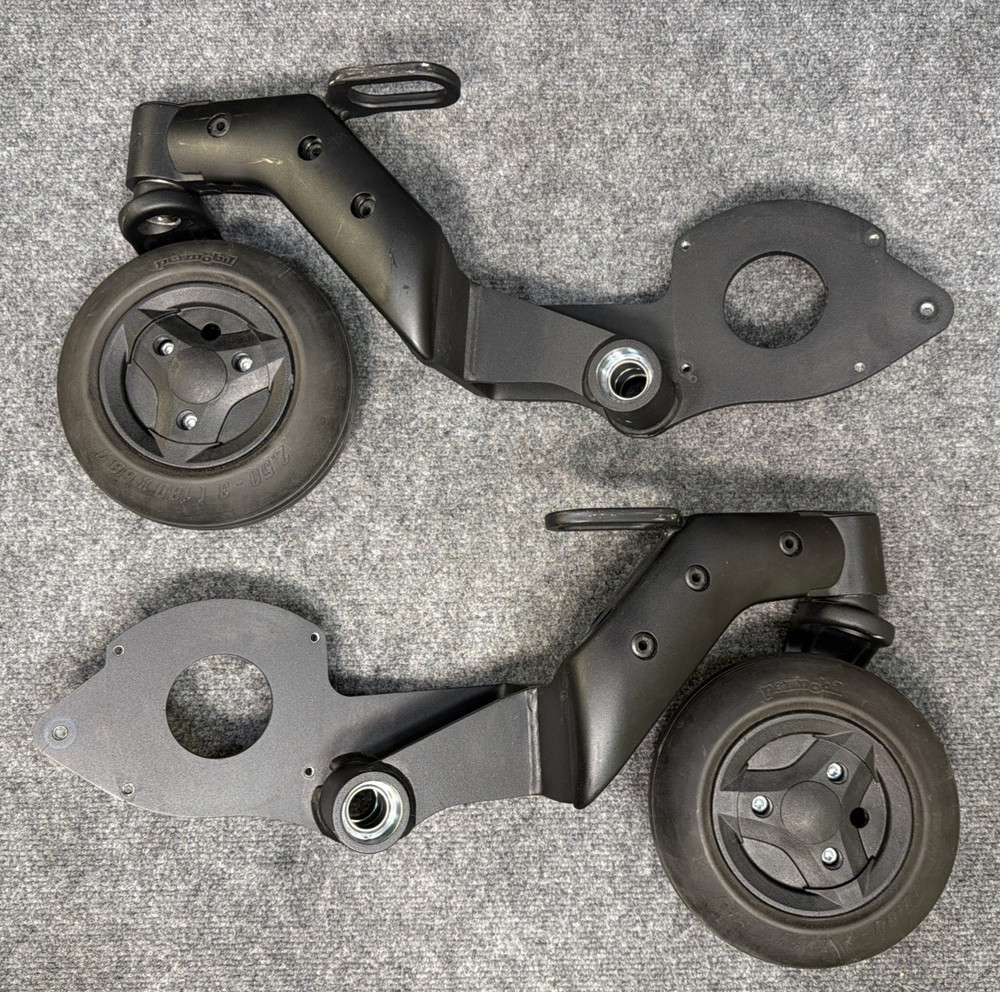 Permobil M3 Corpus FRONT Caster Wheels Link Arms Left Right Fork #107