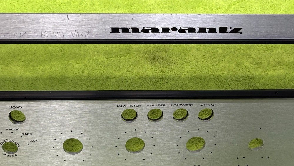 OEM Marantz 2230 Stereophonic Receiver Front Panel Faceplate Face Plate SILVER🔥