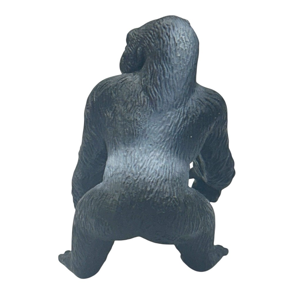 2021 Blip Silverback Gorilla Solid PVC Figure Toy 3"