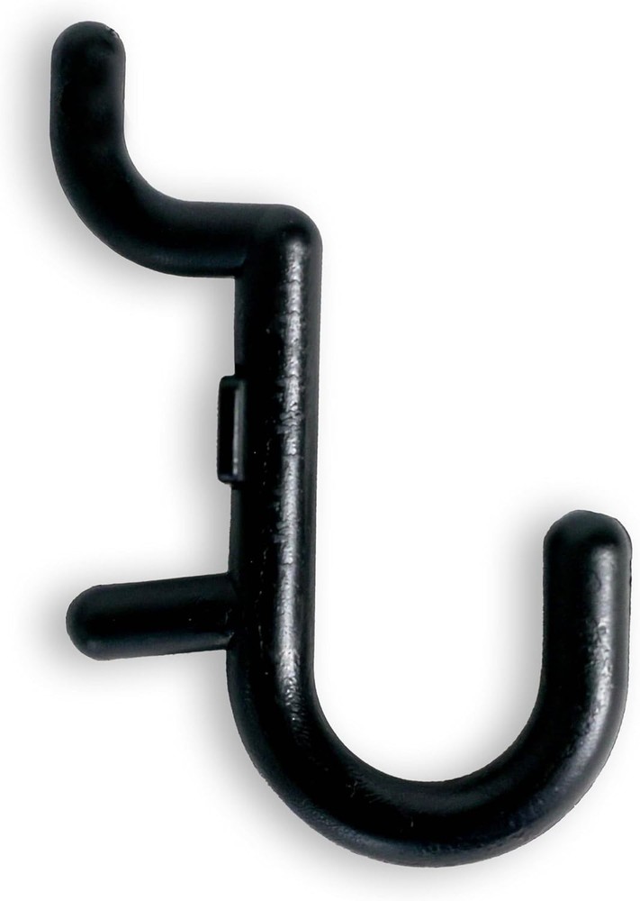 WallPeg 100 Pegboard Peg Hooks – Durable, Self-Locking Black Board