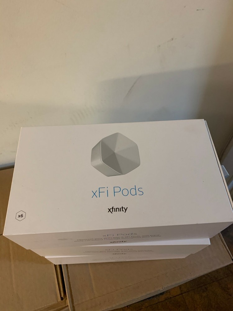 xfinity xfi pods empty box 6-pack  NO PODS, BOX ONLY