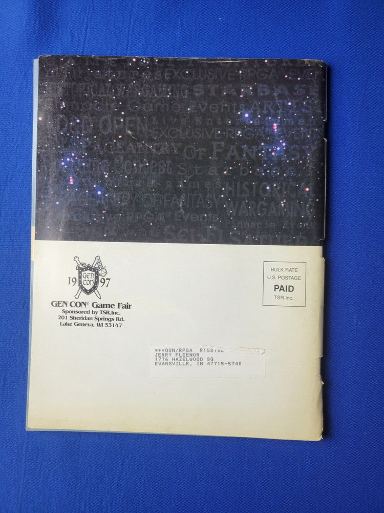 1997 Gen Con Game Fair 30th Anniversary Program