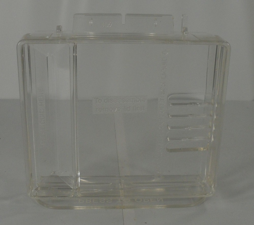 Ronco Popeil Automatic P400 Pasta Maker Replacement Clear Mixing Bowl Lid Top