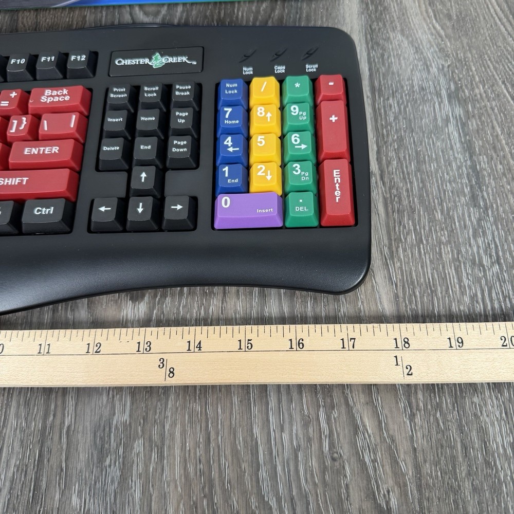 Chester Creek Wired LessonBoard Training Keyboard Kids Color Coded Accessibility
