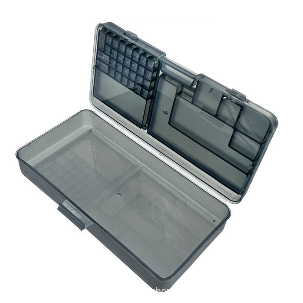 DIY Storage Screw Accessories Organization Storage Box Double-layer Simple