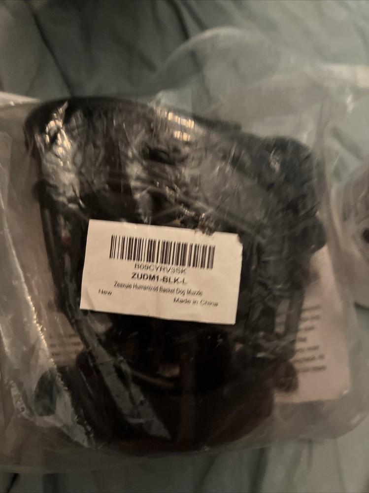 Dog Muzzle-Zeaxuie Humanized Basket - with Slow Size 4, Black