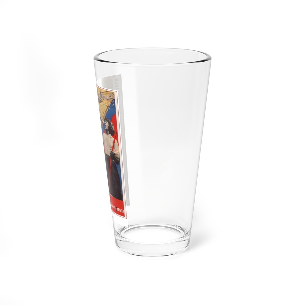 Soviet Era Poster 156 - Pint Glass 16oz