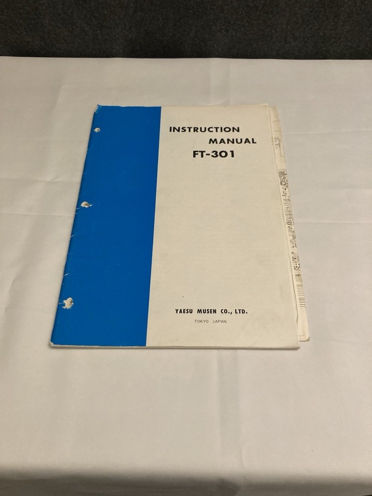 Yaesu Original Manuals