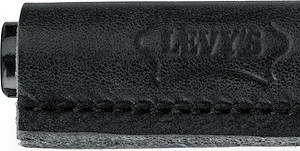 Black Forged Guitar Hanger w/ Black Leather