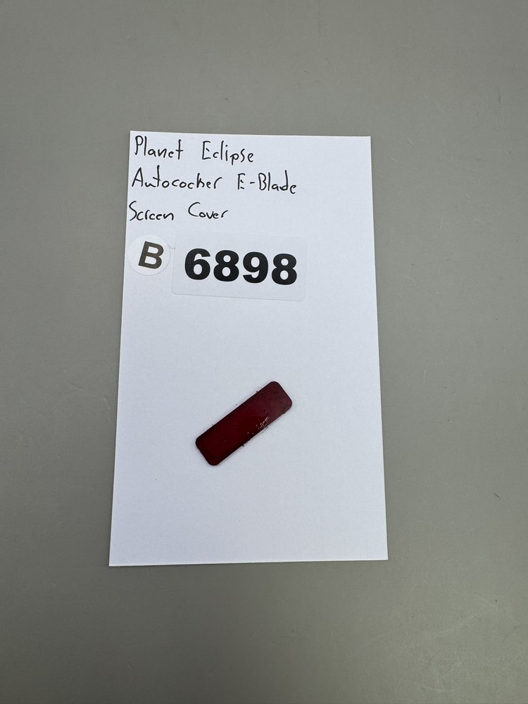 Planet Eclipse Autococker E-Blade Screen Cover Red