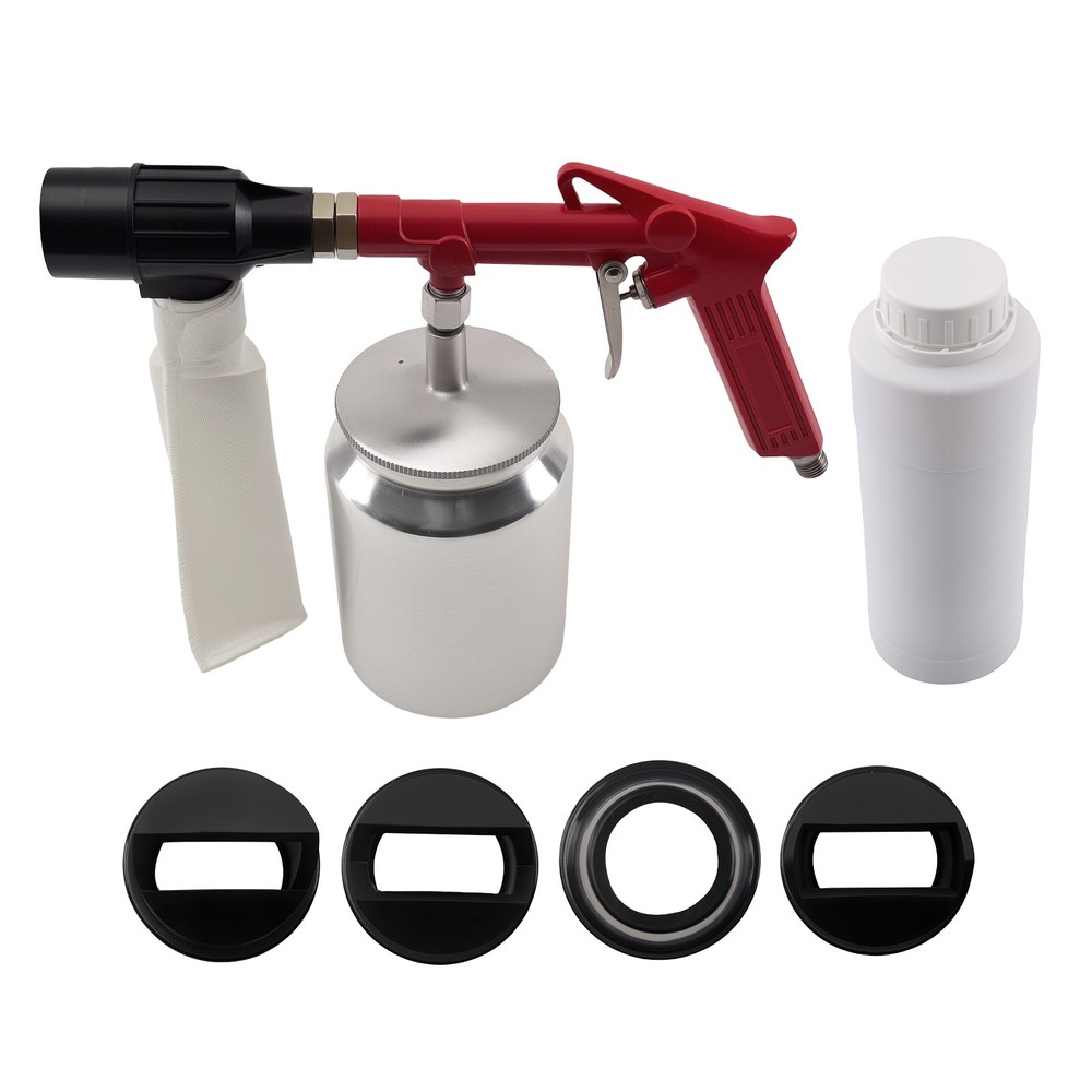 Professional Sandblasting Gun Kit 2.5 Bar ABS Plastic with Recovery System